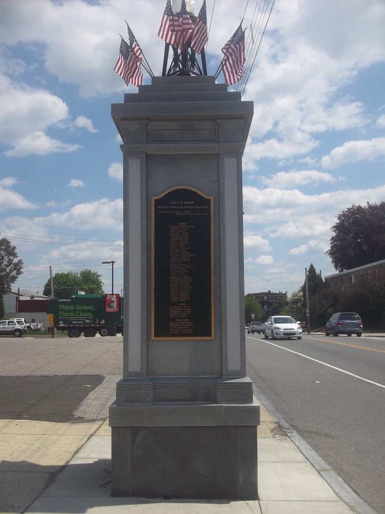 Fox Chase and Rockledge Borough residents that served in WWI .They were constructed to honor those that served.