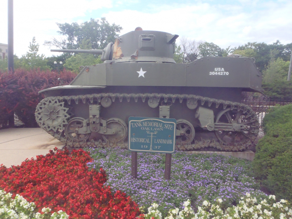 Tank Memorial Site, Oak Lawn, IL