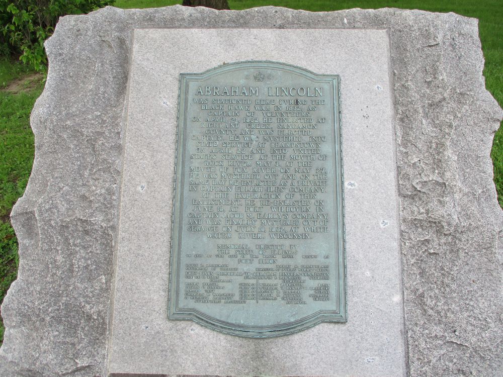 Abraham Lincoln Black Hawk War Memorial