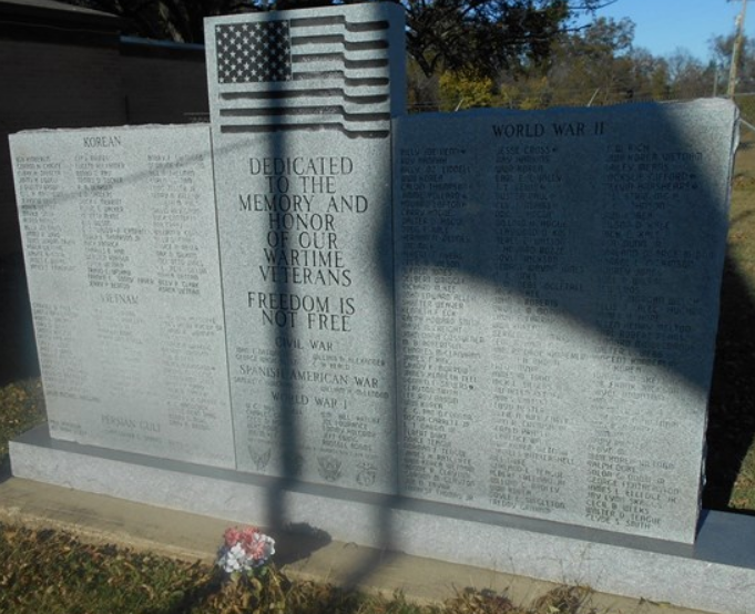 War Memorial, Healdton, Oklahoma