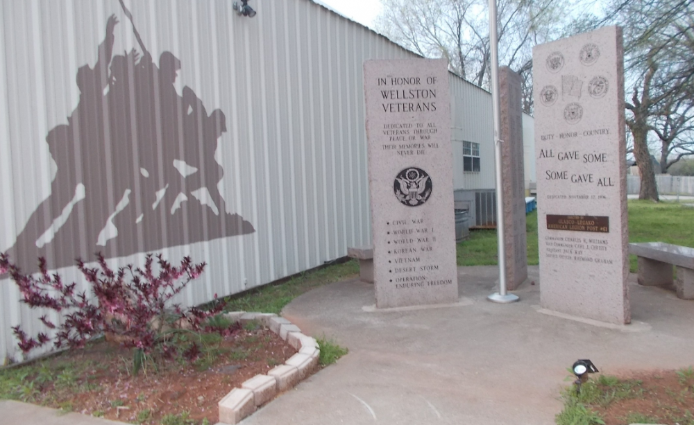 Wellston Veterans Memorial, Wellston, Oklahoma