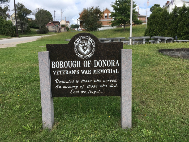 Borough of Donora, a War Memorial