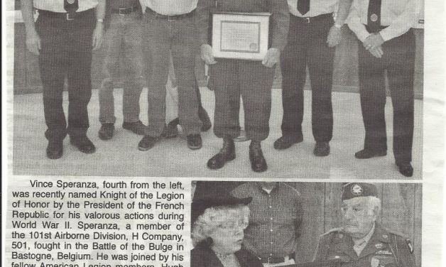 Legionnaire receives honor from France