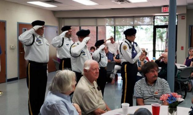 Holley-Riddle Post 21 (The Colony, Texas) honor guard takes Memorial Day ceremony to senior center