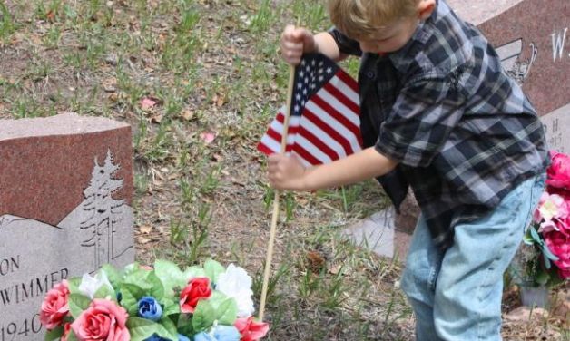 Community involvement in a small town for Memorial Day