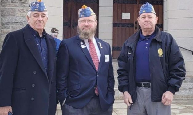 American Legion Post 105 Family attends Four Chaplains' Mass