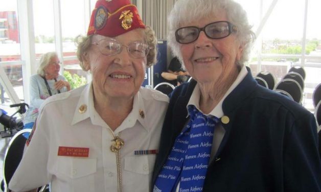 World War II Marine's 100th birthday at Legion Post 348 (CA)