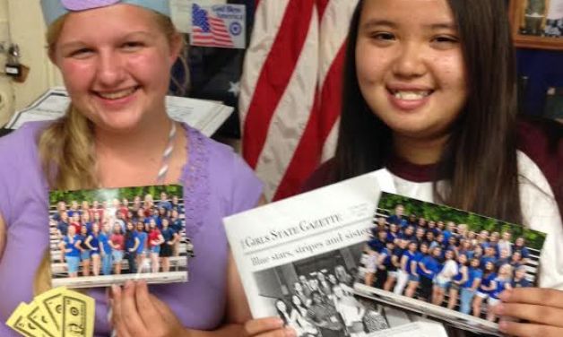 American Legion Post 555 sponsors two local high school students for Girls State