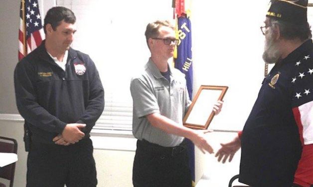 American Legion Post 27 (Ga.) honors Richmond Hill 2021 Firefighter of the Year 