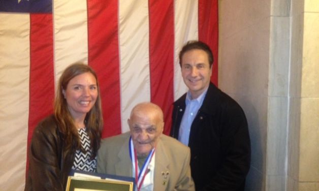 97-year-old honored at veterans ceremony in New Jersey
