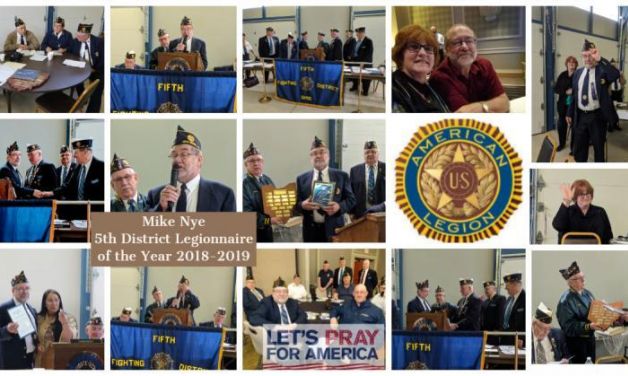 5th District (Ohio) Legionnaire of the Year 2018-2019 
