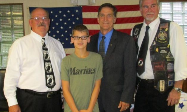 Pennsylvania boy helps veterans with combat injuries, earns congressional citation