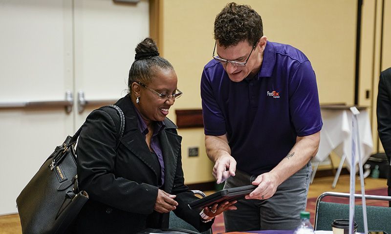Career fair gives job seekers, employers chance to interact