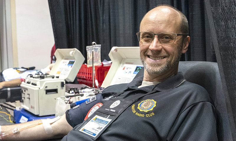 Give blood while in Indianapolis for convention