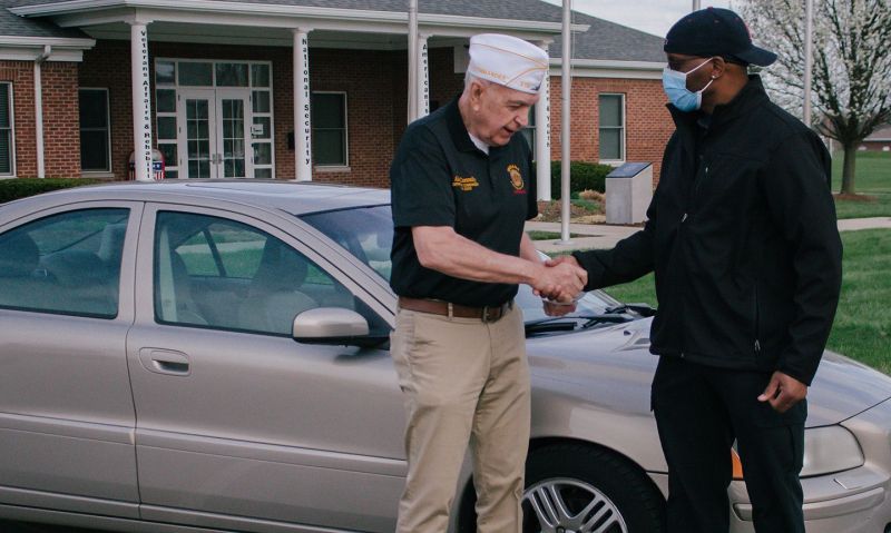 Indiana Legion helps provide veteran with much-needed car