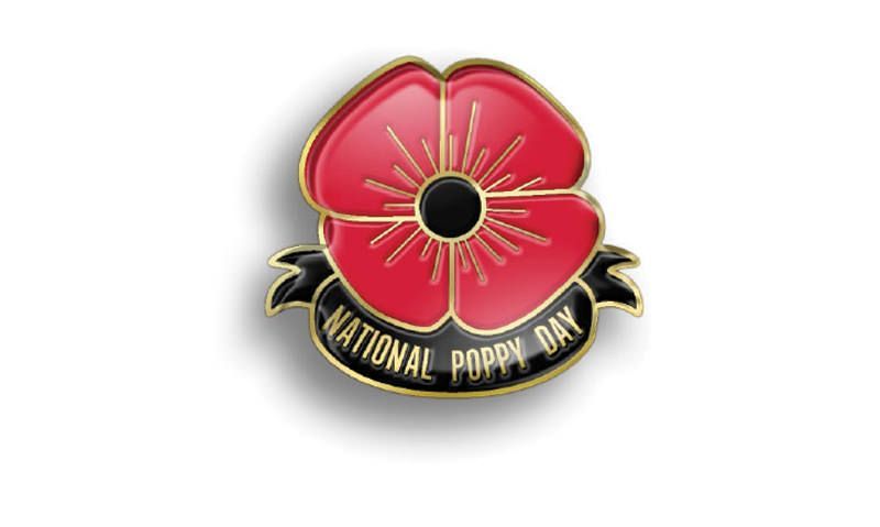 Poppy Flower Patch - American Legion Flag & Emblem
