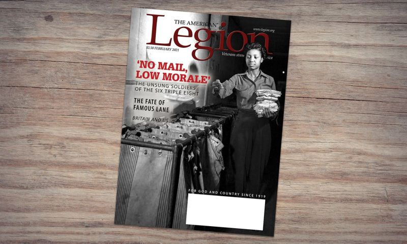 February American Legion Magazine salutes the Six Triple Eight