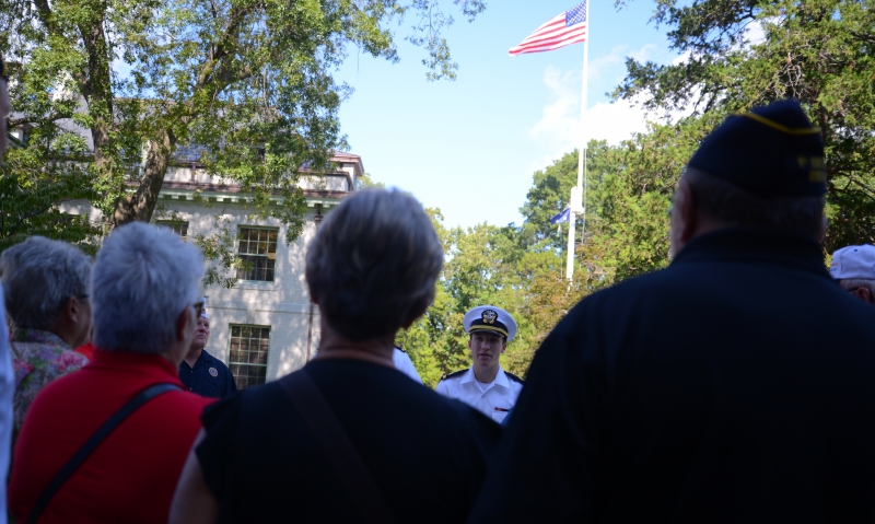 National Security Commission visits Naval Academy