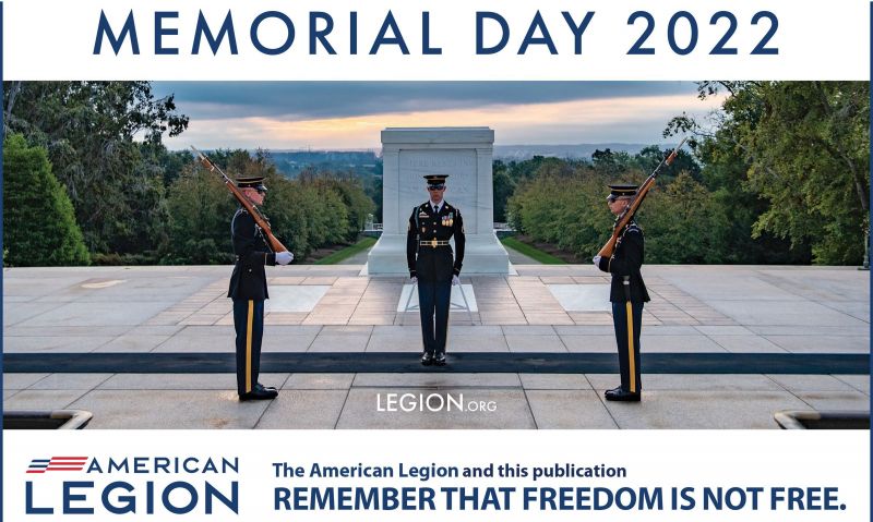 Memorial Day speech, ad available 