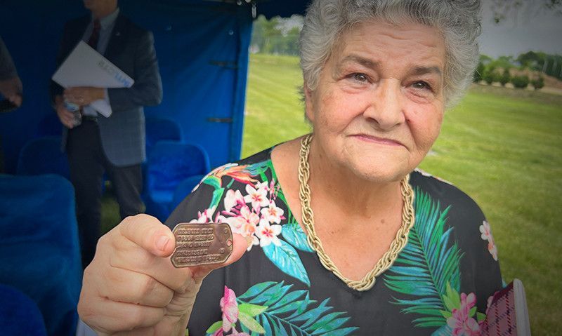 Long lost dog tag repatriated