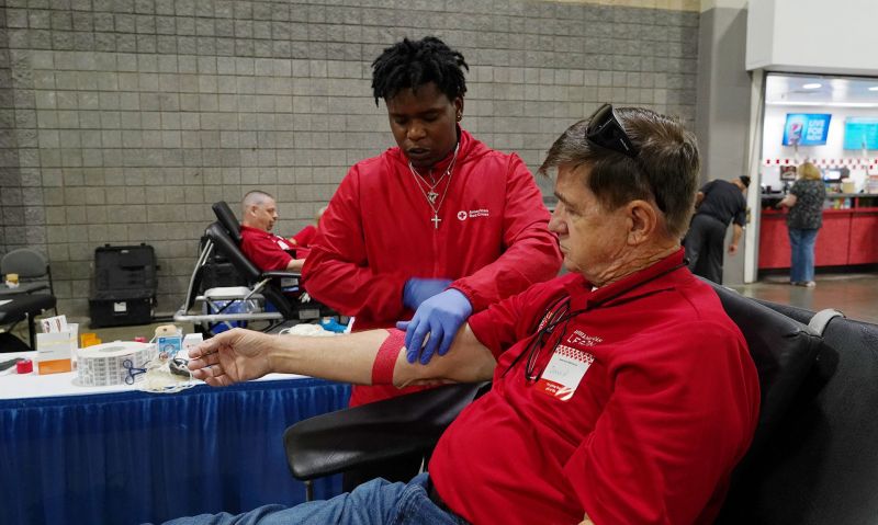 Legion blood donations continue to rise
