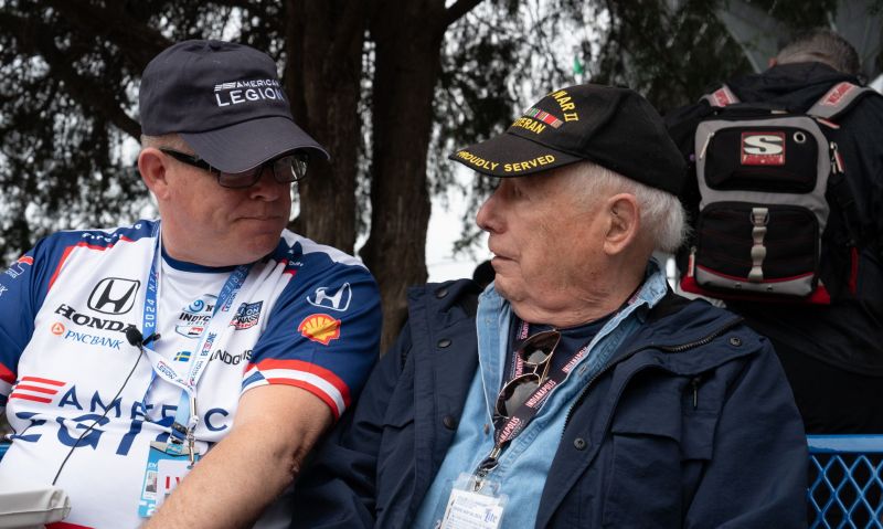 Legion provides World War II veteran with premiere vantage point for Indy 500