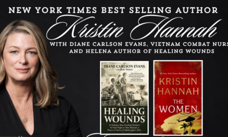 Best-selling author to join combat nurse in special event