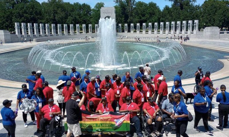 ‘Overpowered and overwhelmed’: Black veterans pay tribute to fallen troops to commemorate Juneteenth