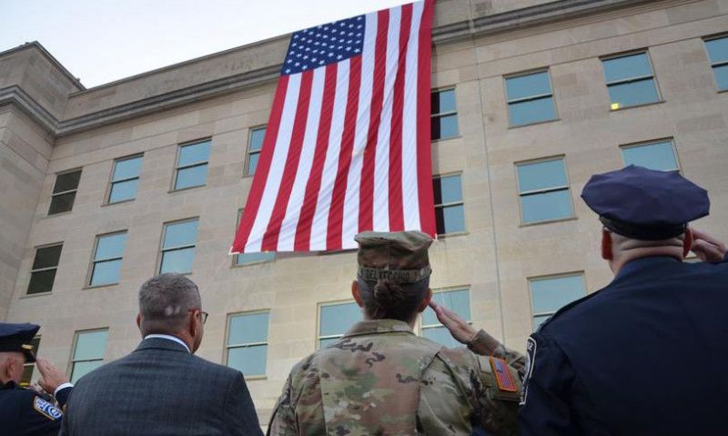 ‘We work in a memorial’: Pentagon remembers 9/11 victims on 23rd anniversary